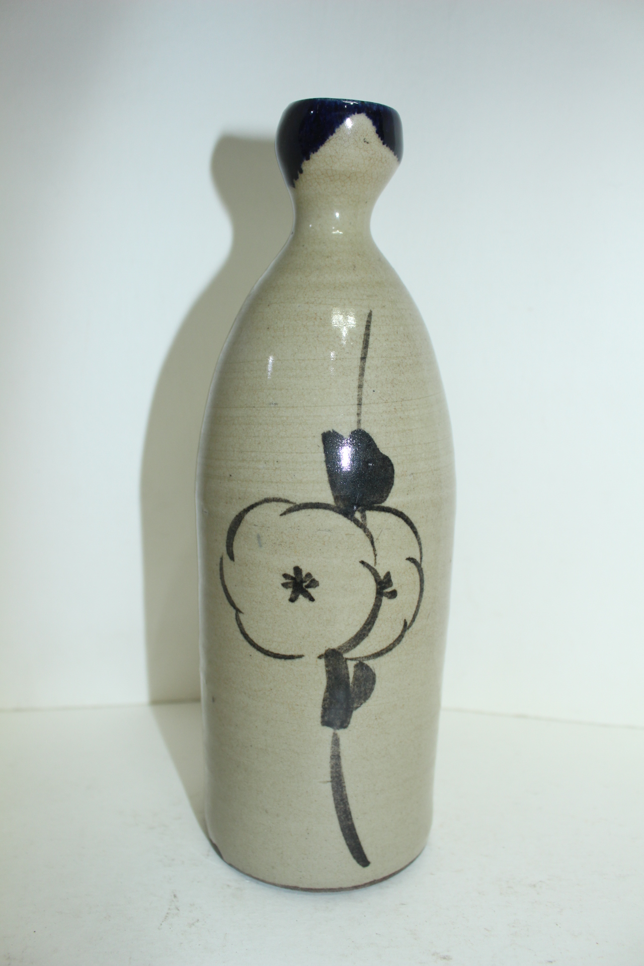 연대가좋은 회청자 철화화문 주병