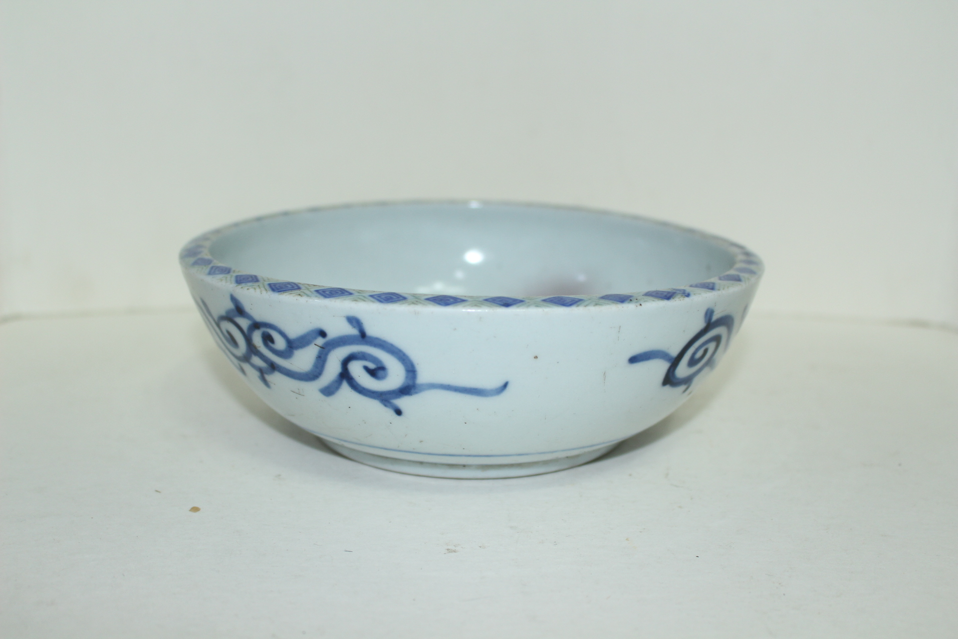 연대가좋은 청화백자 학문 대완