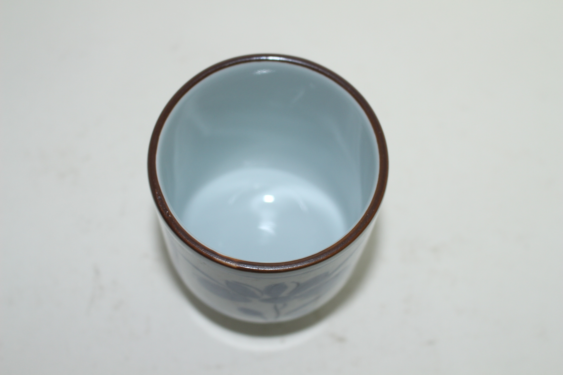 이마리 청화백자 화문잔