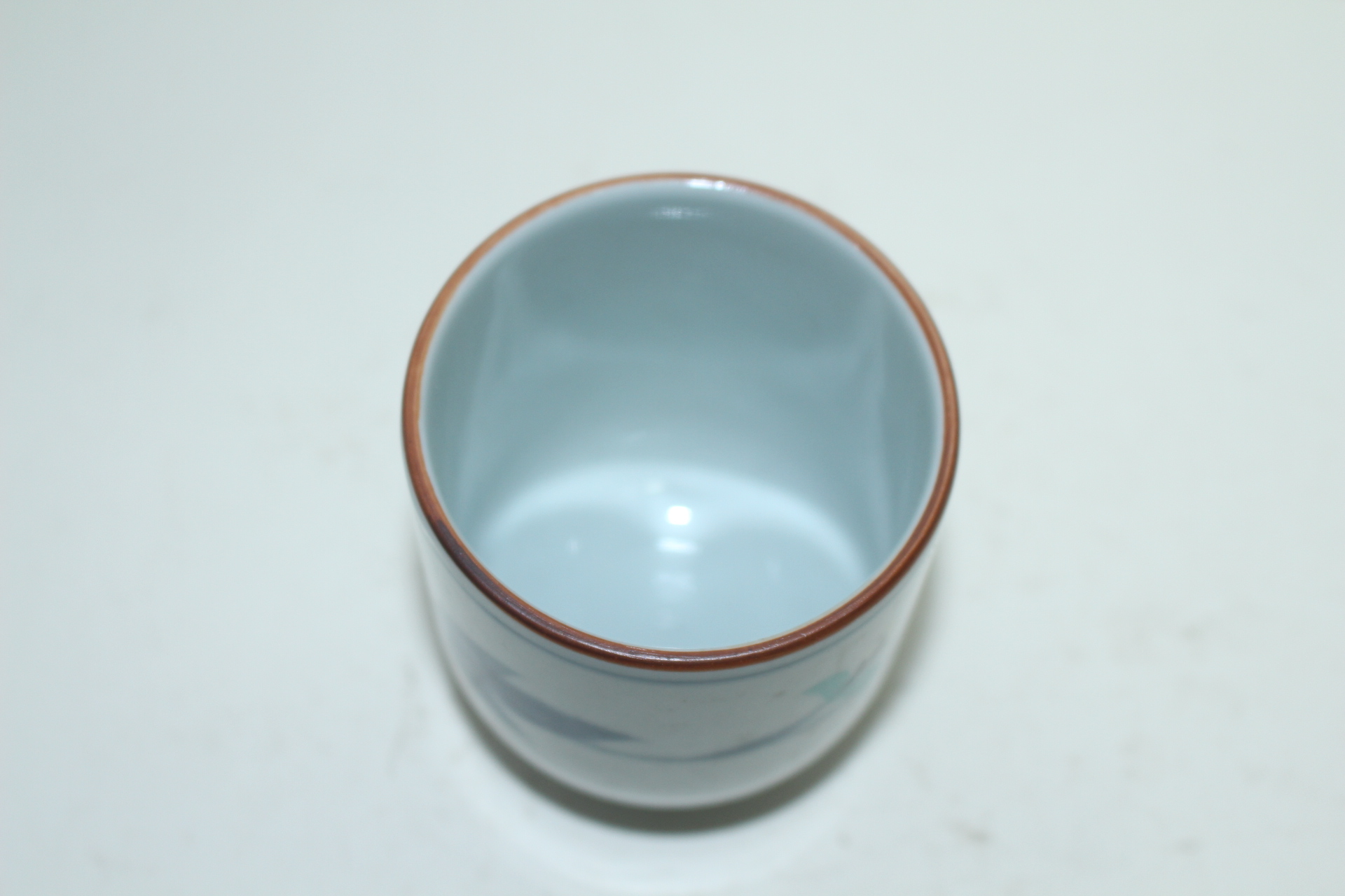 이마리 청화백자 화문잔