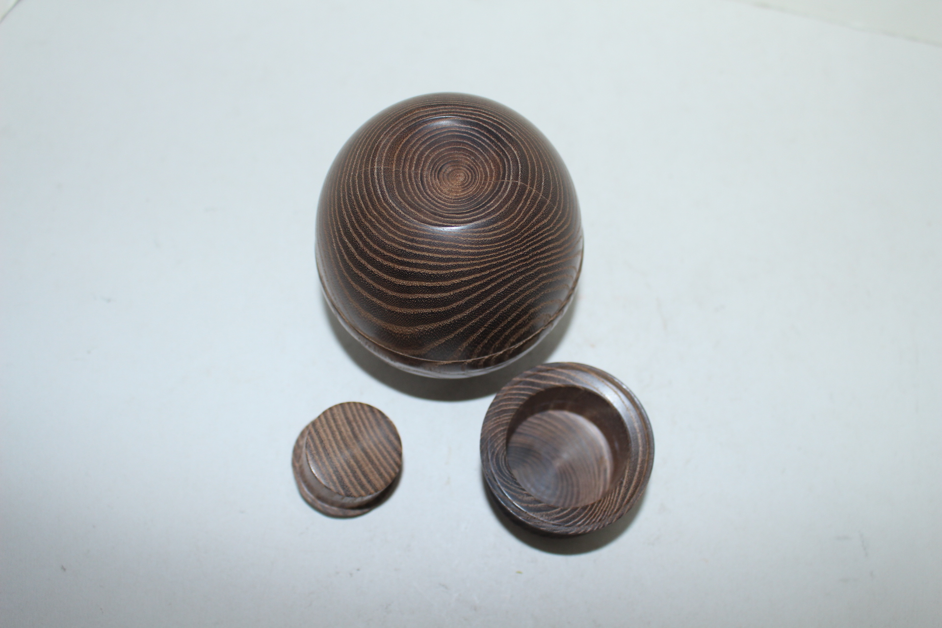 명품-원목나무로된 말차통