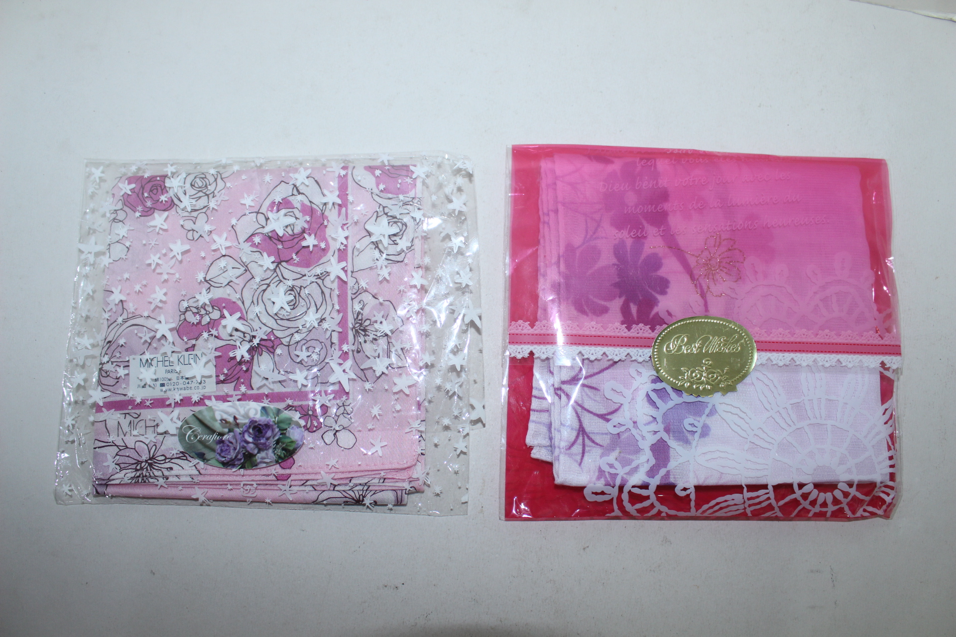 미사용 손수건 2점