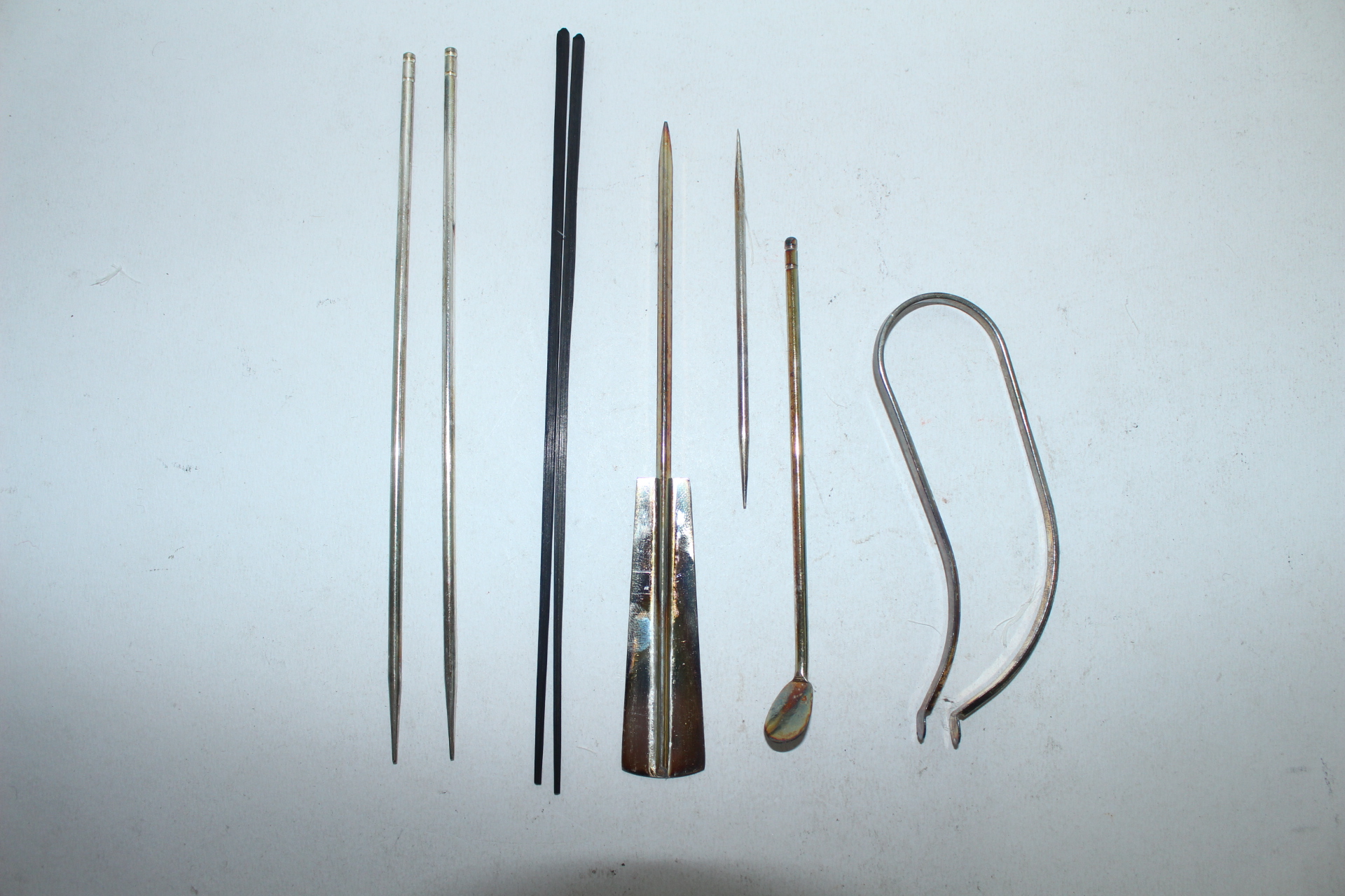 금속재질에 은합금된 차도구 일괄