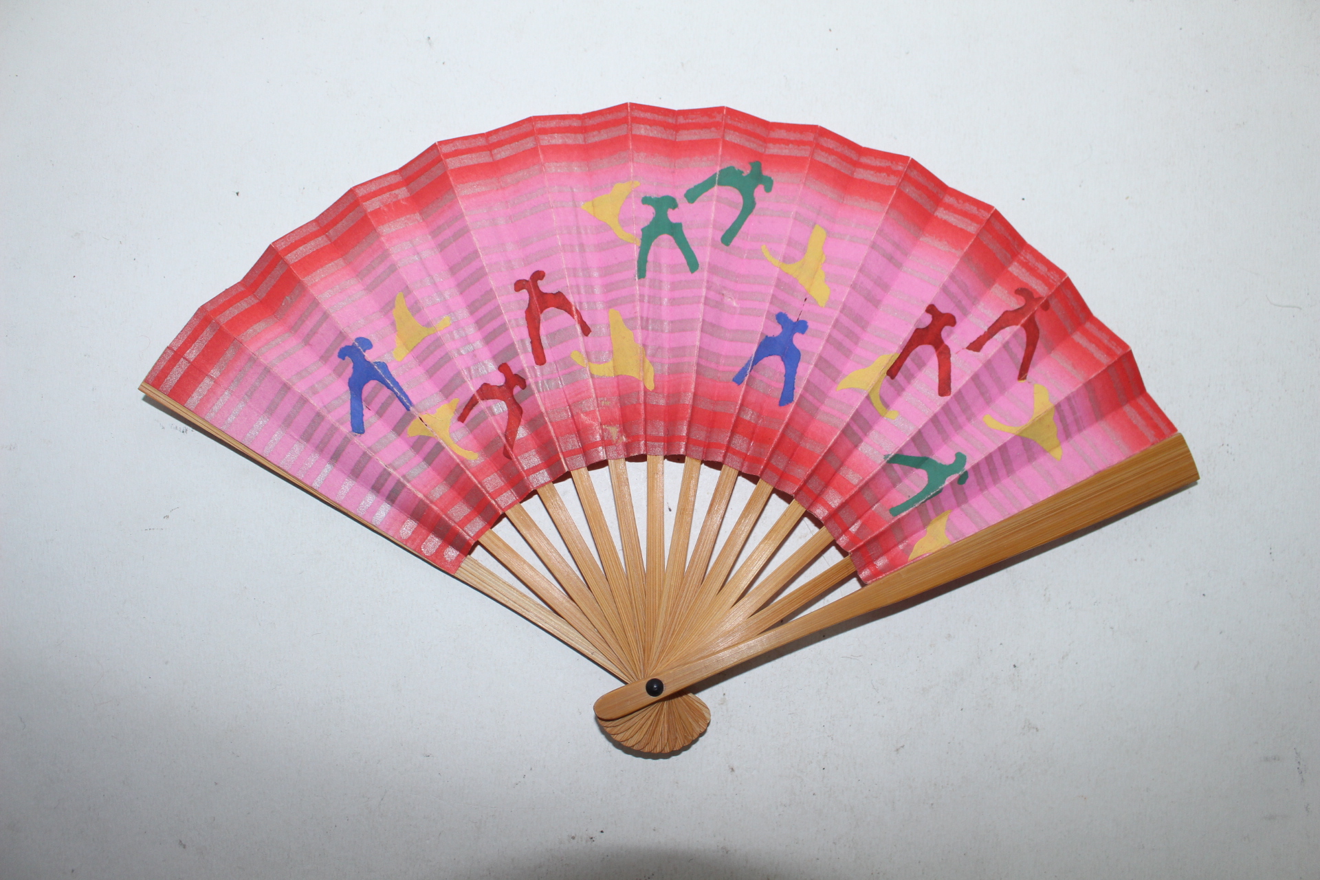 대나무로된 부채 3점