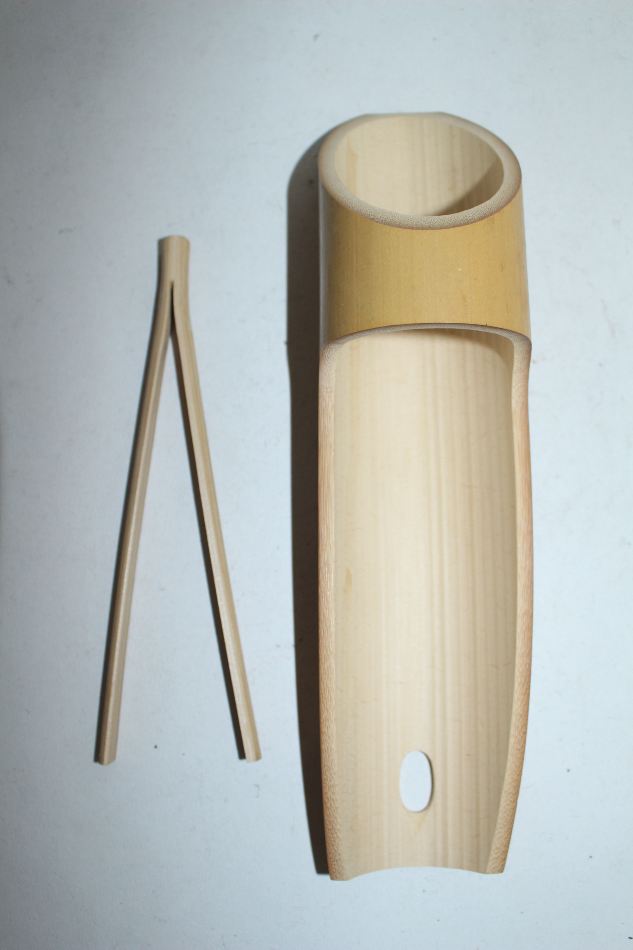 대나무로된 차도구