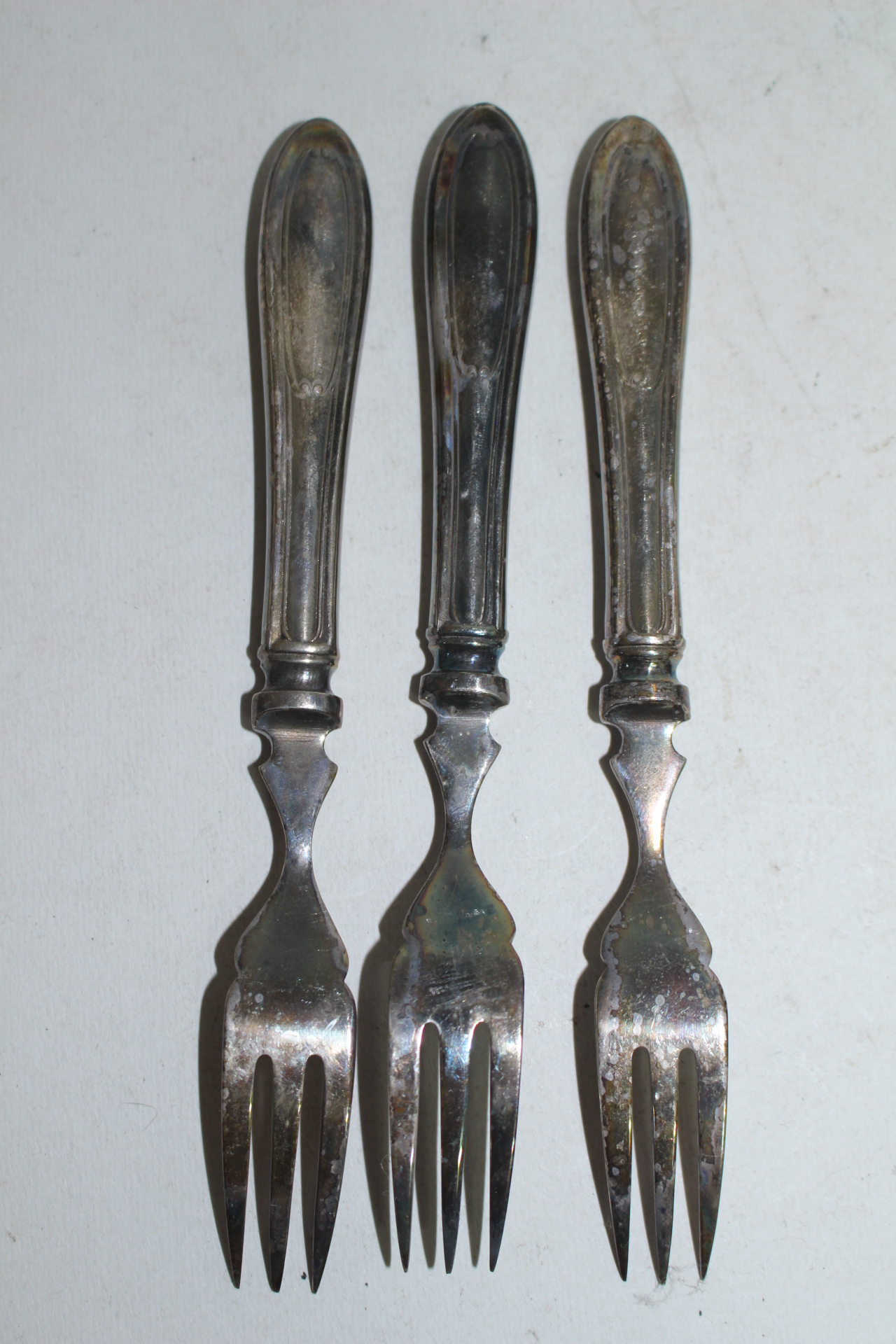 순은 으로된 포크 3점 (90그람)