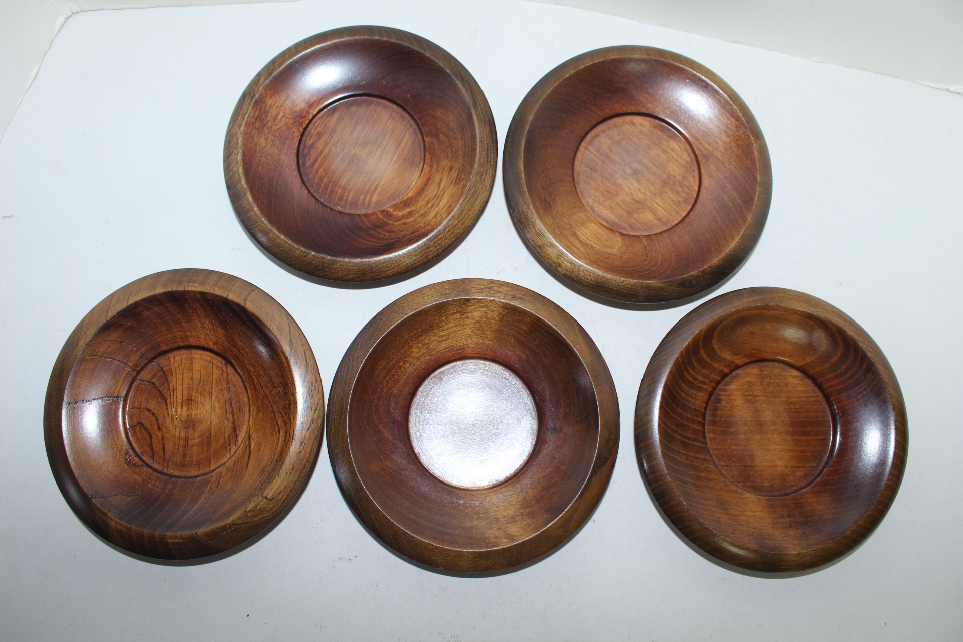 원목나무로된 차탁 5점