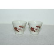 사스마 분청자진사화문 잔 2점