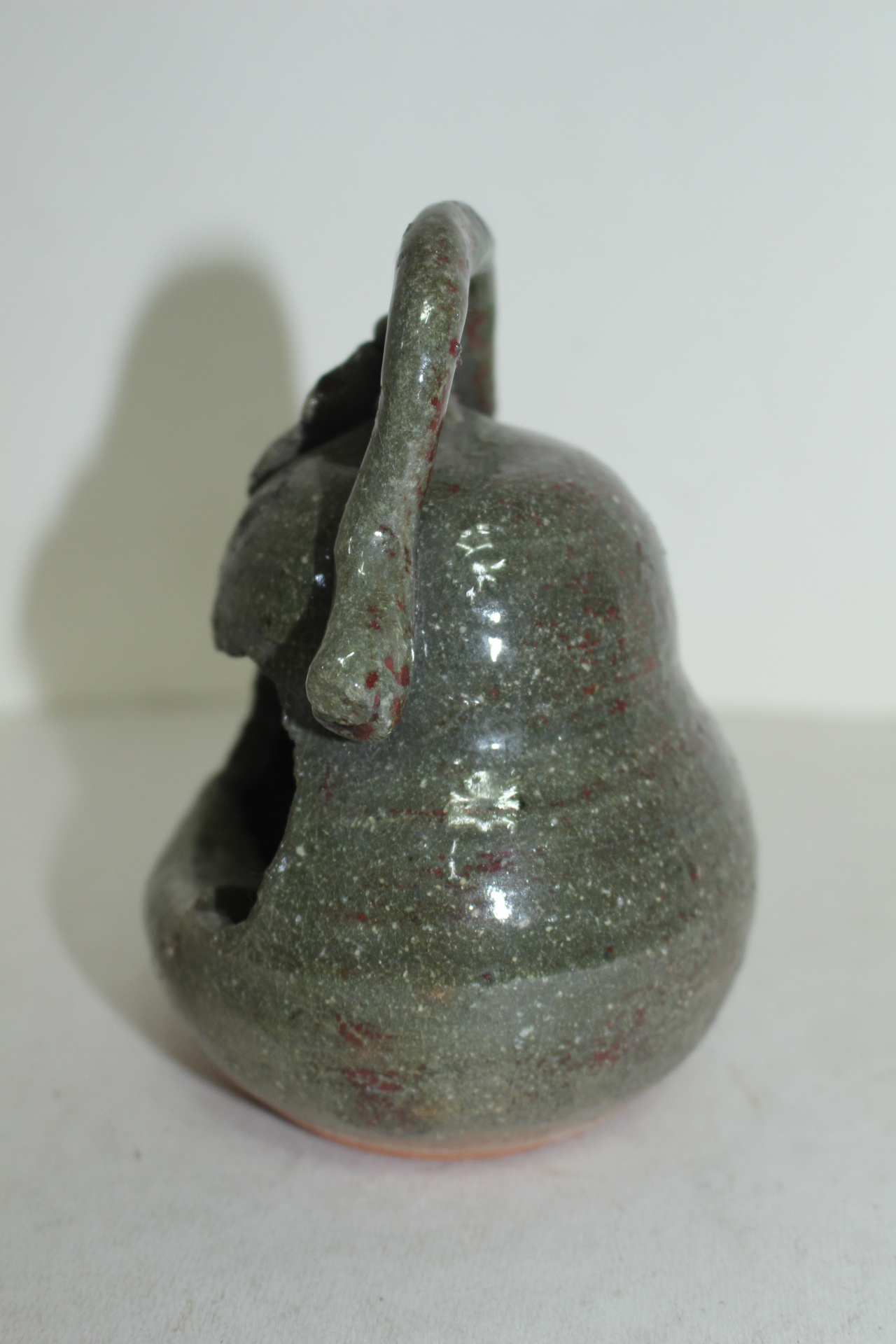 청자 박모양의 화병