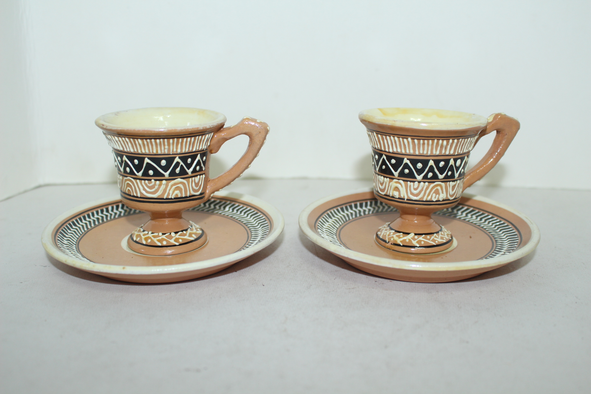 유럽산 분청자추상화문 커피잔셋트