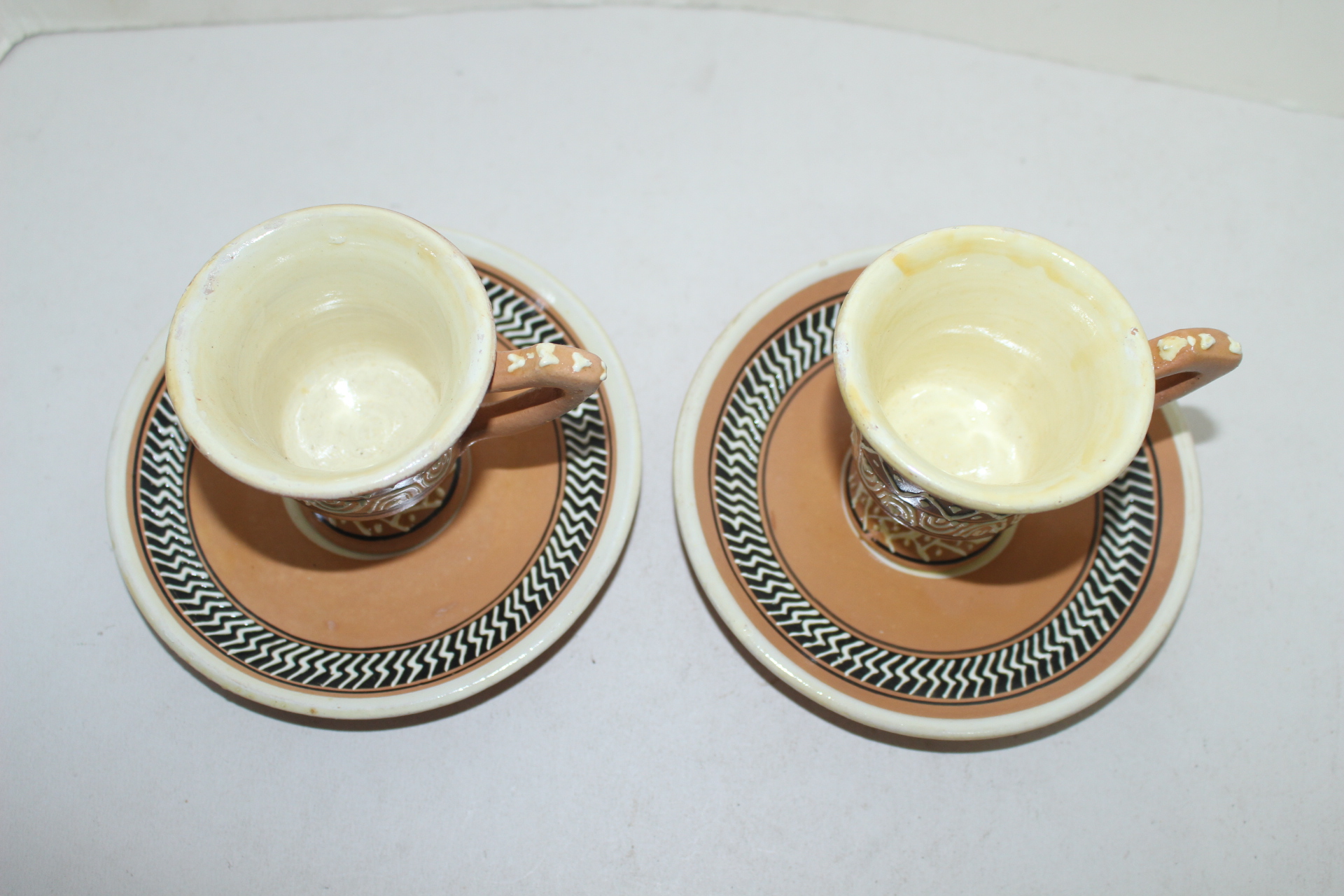 유럽산 분청자추상화문 커피잔셋트