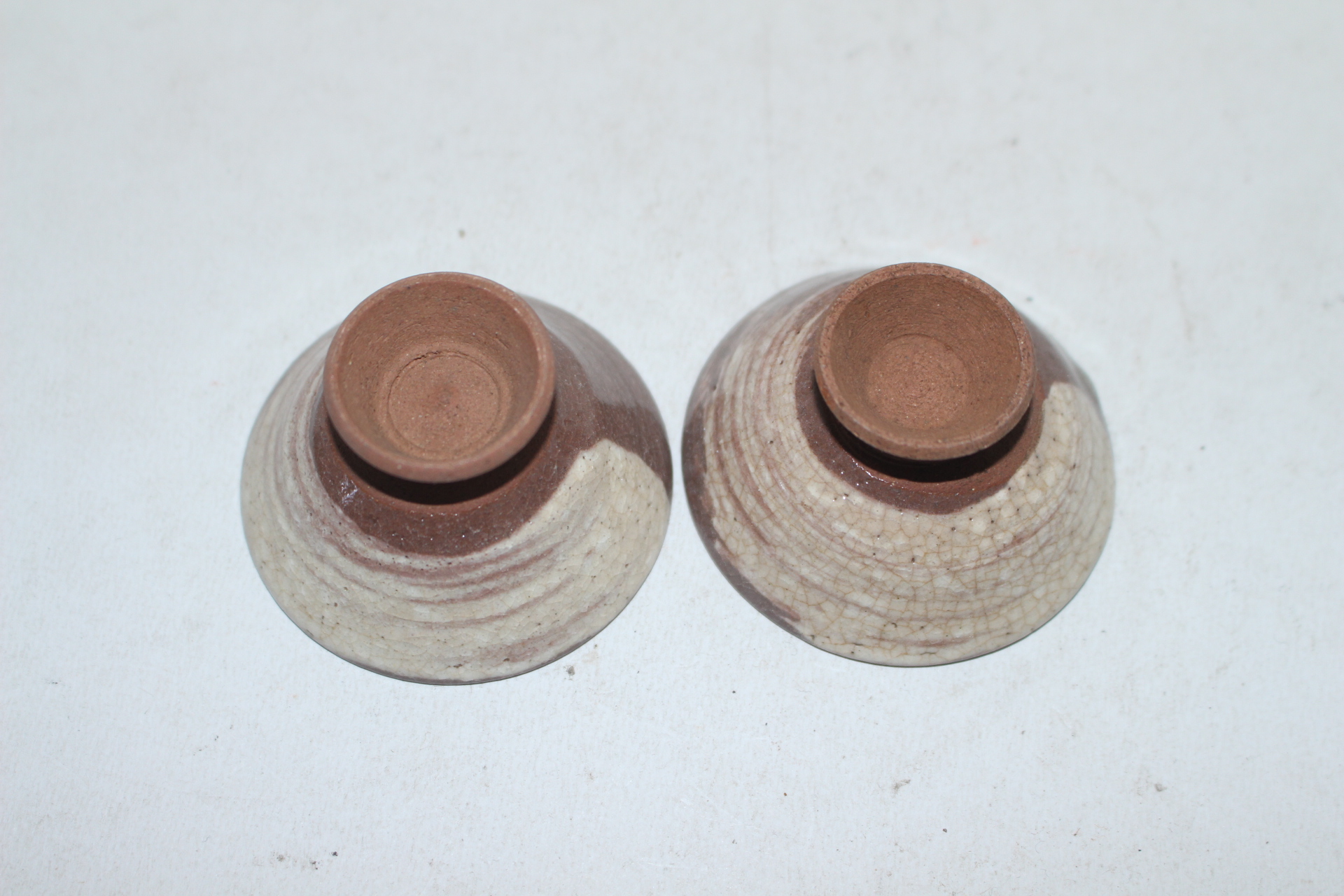 연대가좋은 분청사기귀얄문 잔 2점