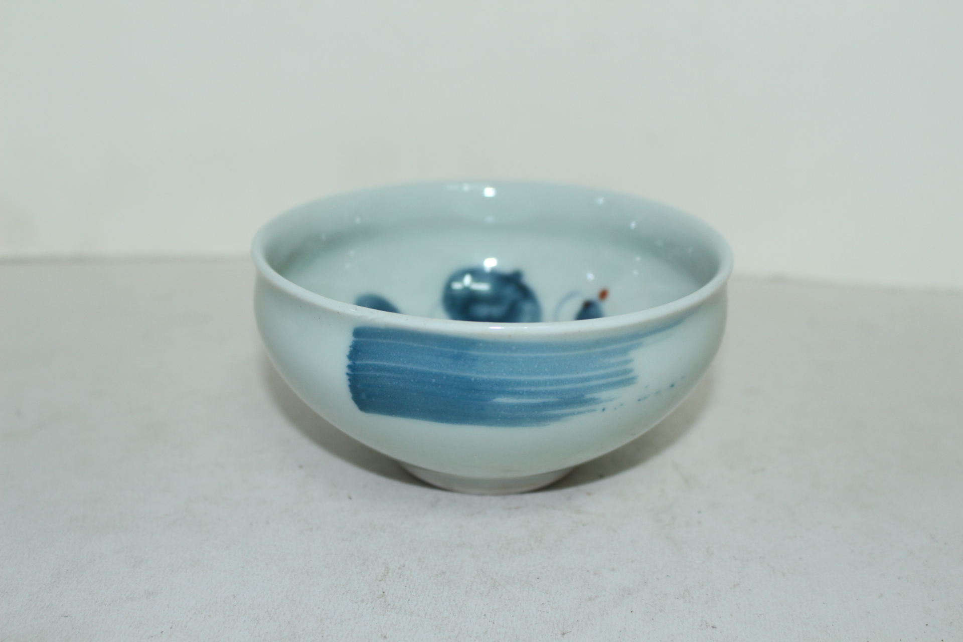 연대가좋은 청화백자화문 말찻잔