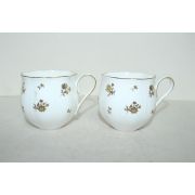 상고본챠이나 금채화문 커피잔 2점