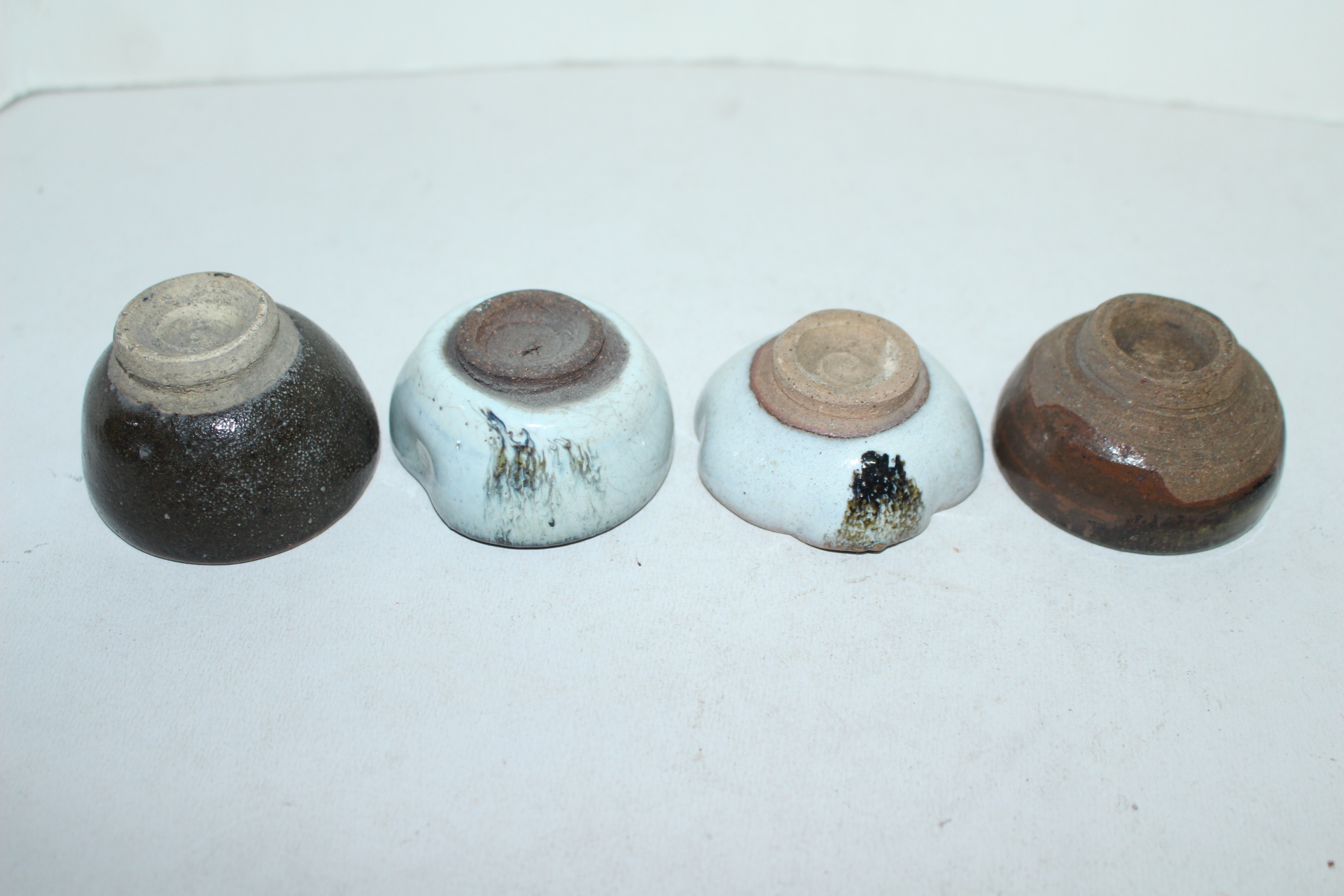 연대가좋은 청자 화형잔 4점