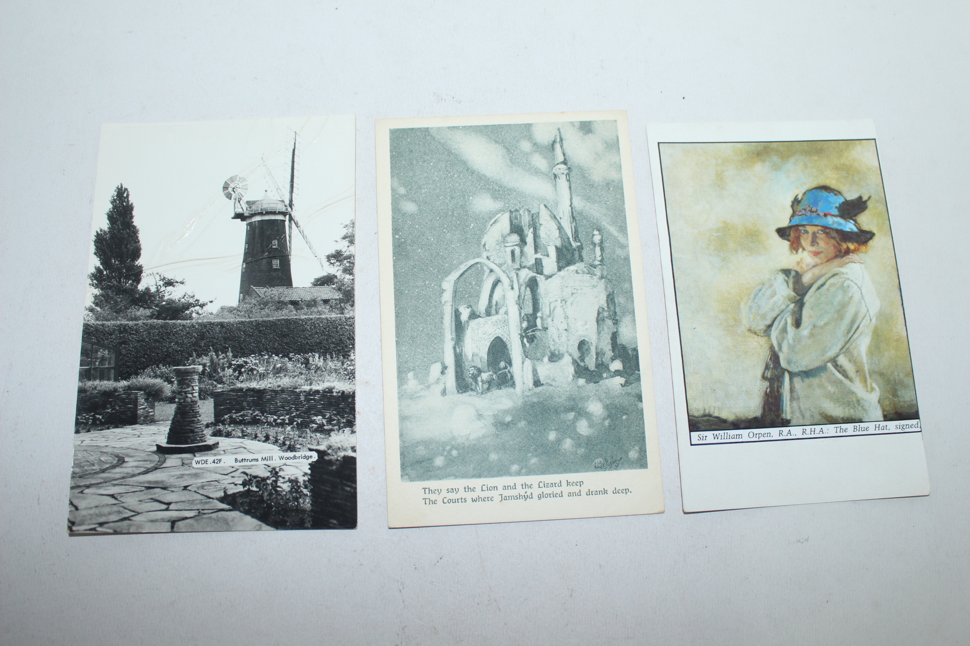 외국산 우편엽서 3장