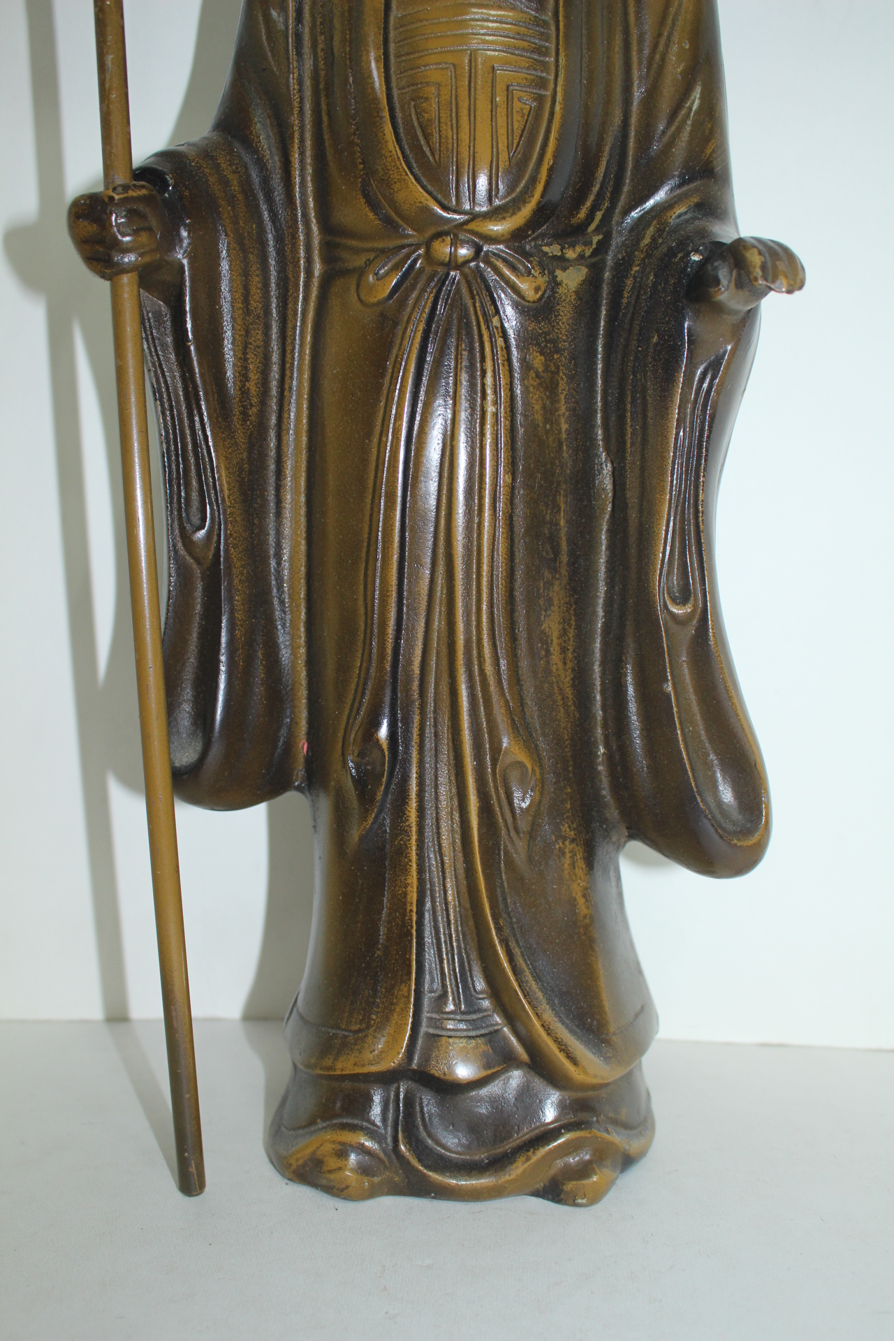 대형크기의 묵직한 무쇠로된 신선 조각상