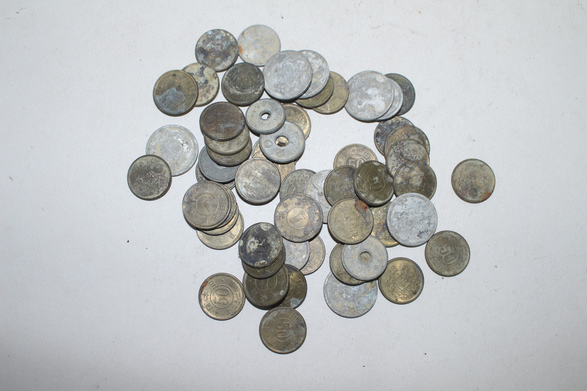 소화년간 일본 동전 약50개 일괄