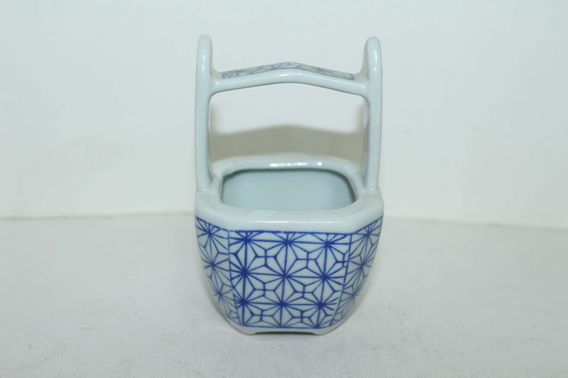 이마리 청화백자 손잡이 완