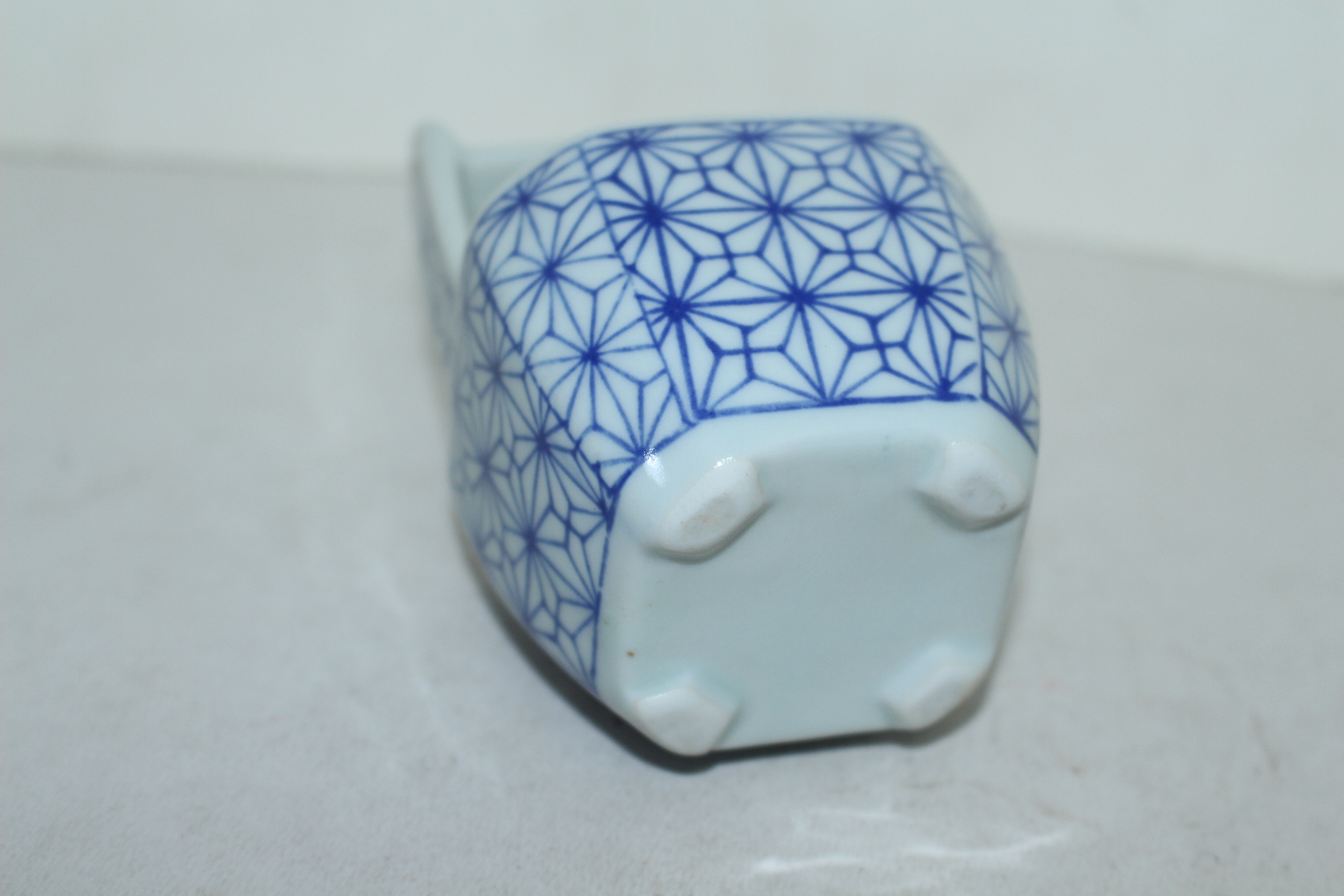 이마리 청화백자 손잡이 완