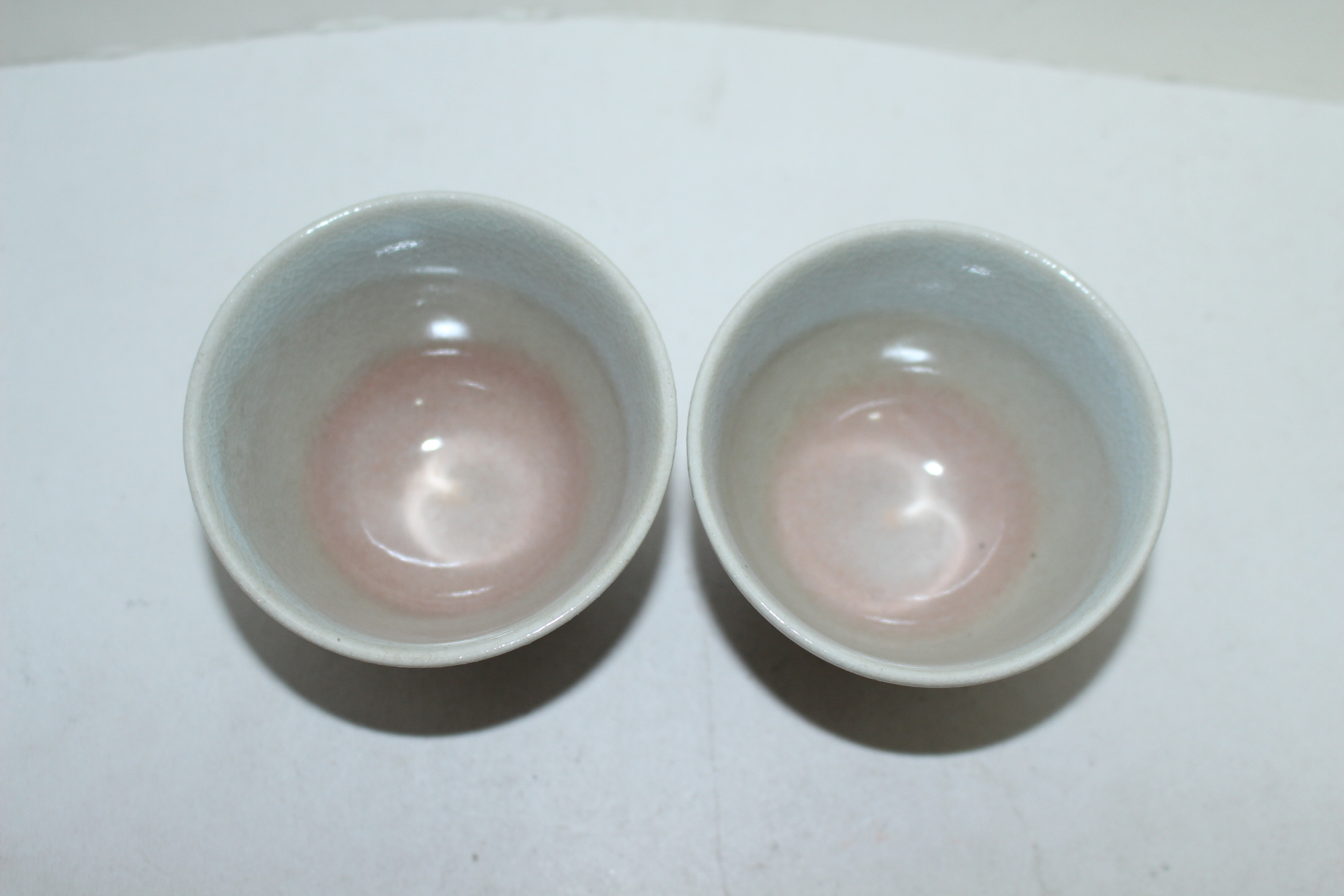 청자 굽따인 잔 2점