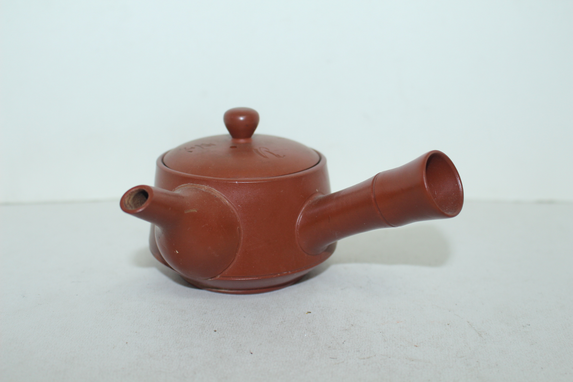 자사도자기 죽절손잡이 다관