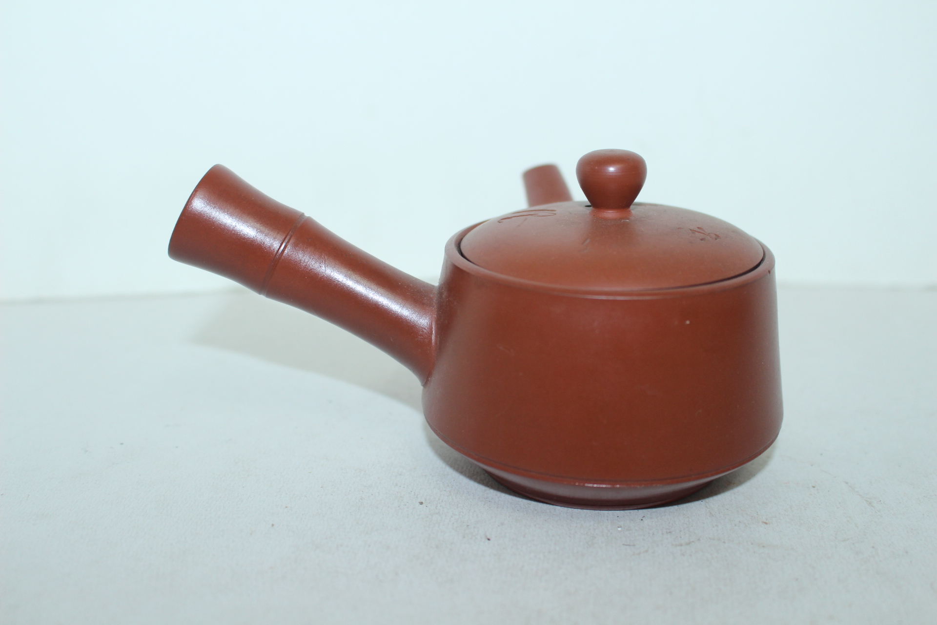 자사도자기 죽절손잡이 다관