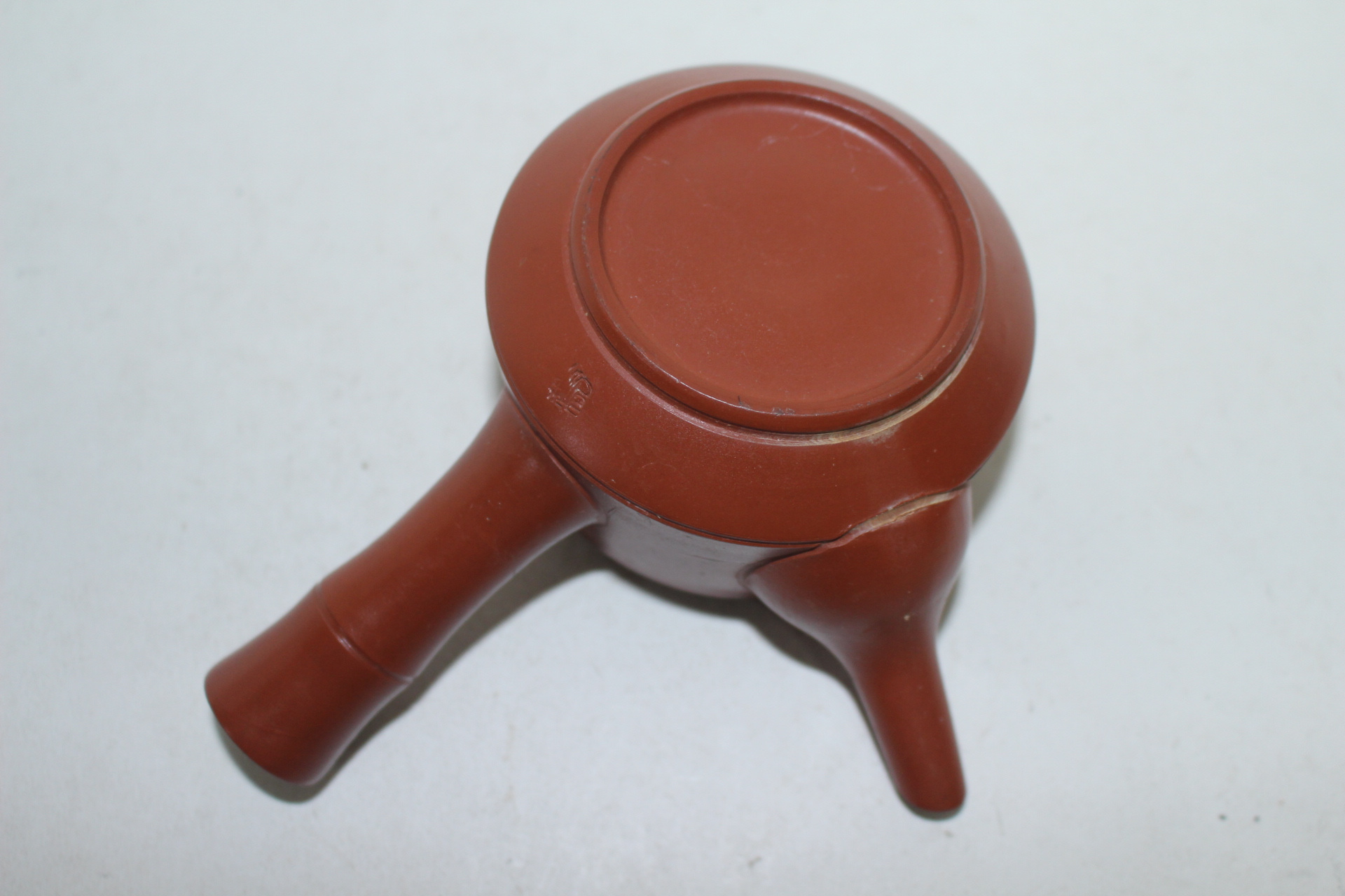 자사도자기 죽절손잡이 다관