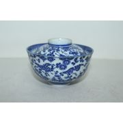 연대가좋은 청화백자 운학문 개완