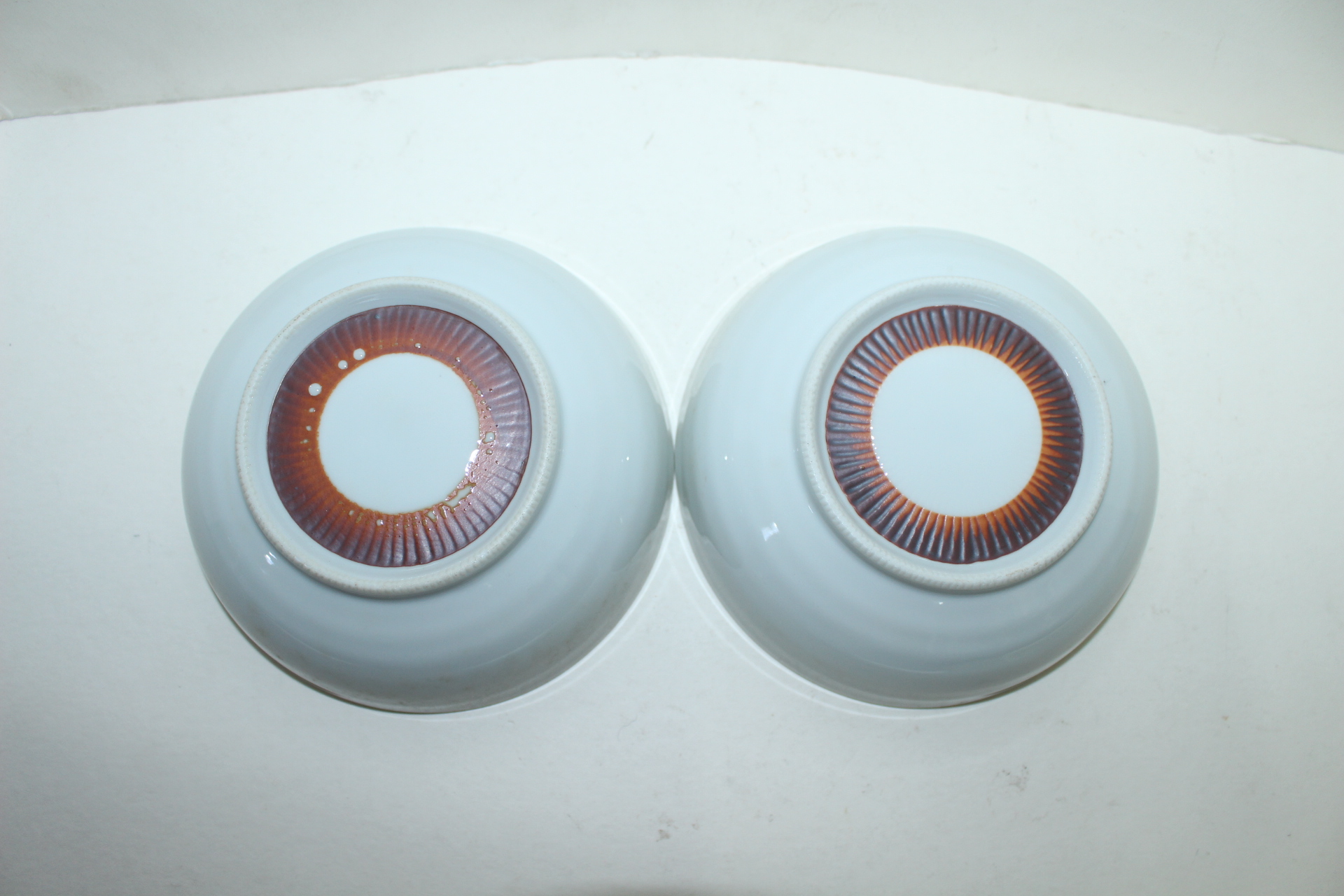 이마리 청화백자 오이문 완 2점