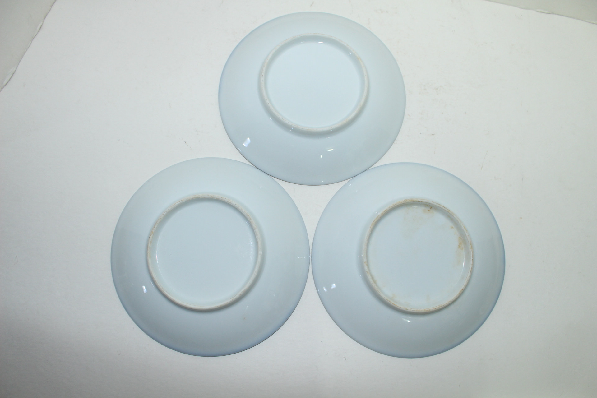 이마리 청화백자 난초화문 완 3점