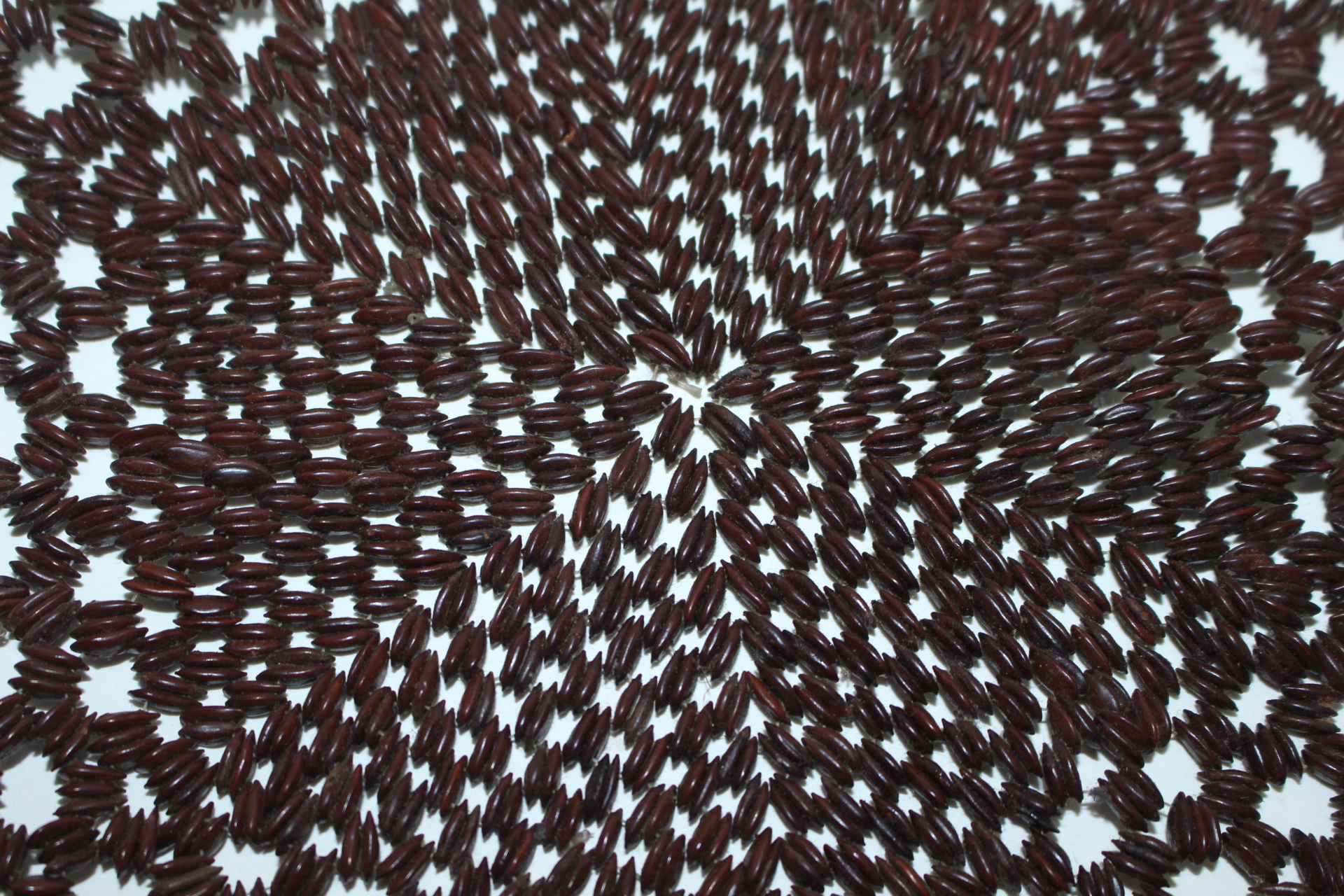 나무의 씨앗열매로된 차탁