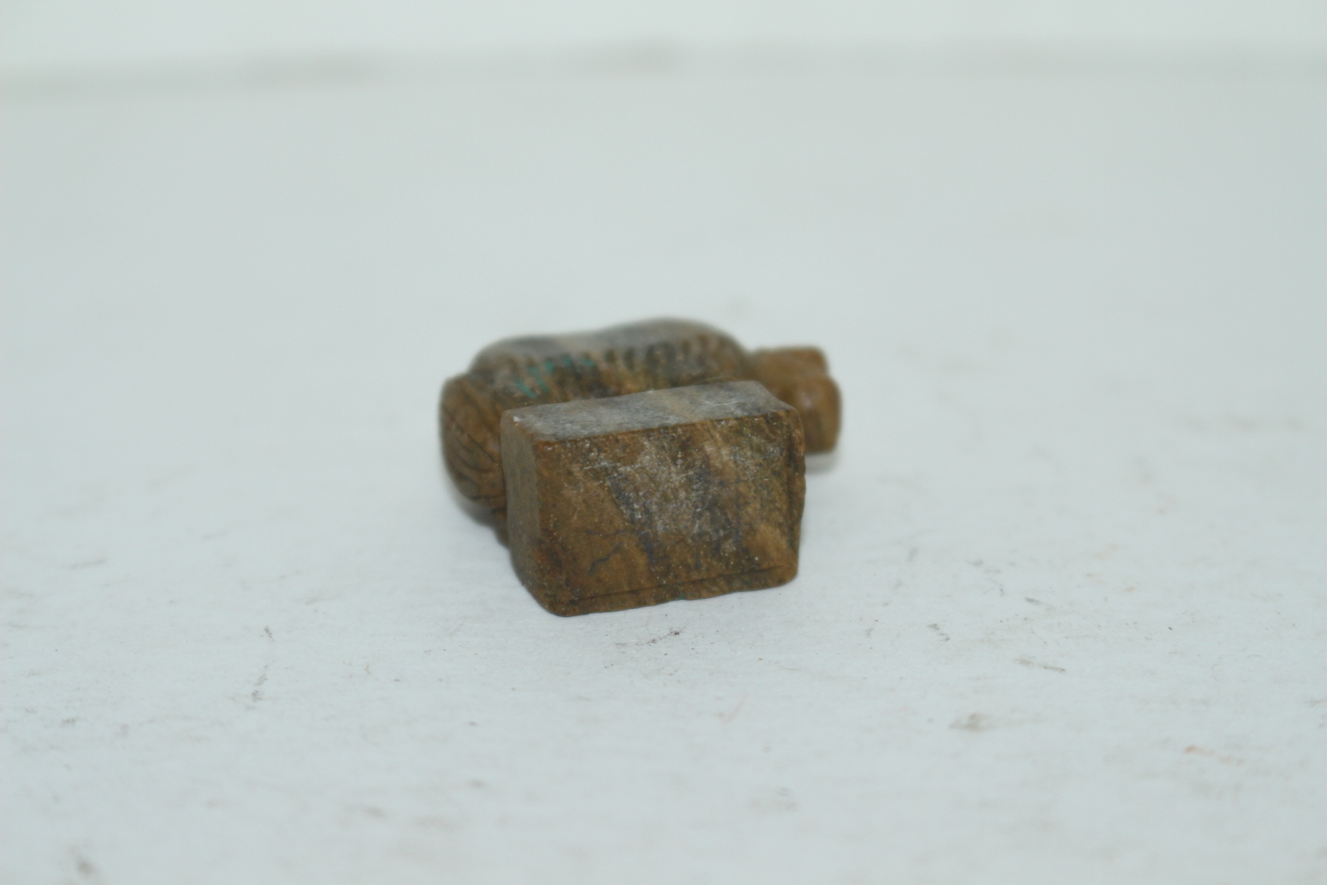 연리석 돌로된 동물모양 미사용 낙관