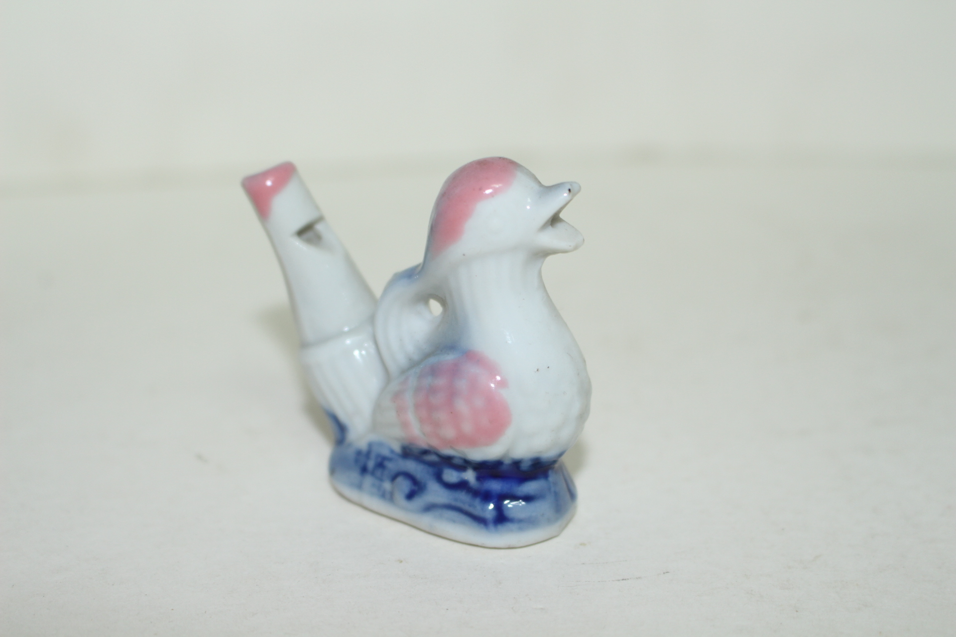 소리가 잘나는 청화백자도자기 새모양 피리