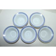 아주얇은 청화백자 완 5점