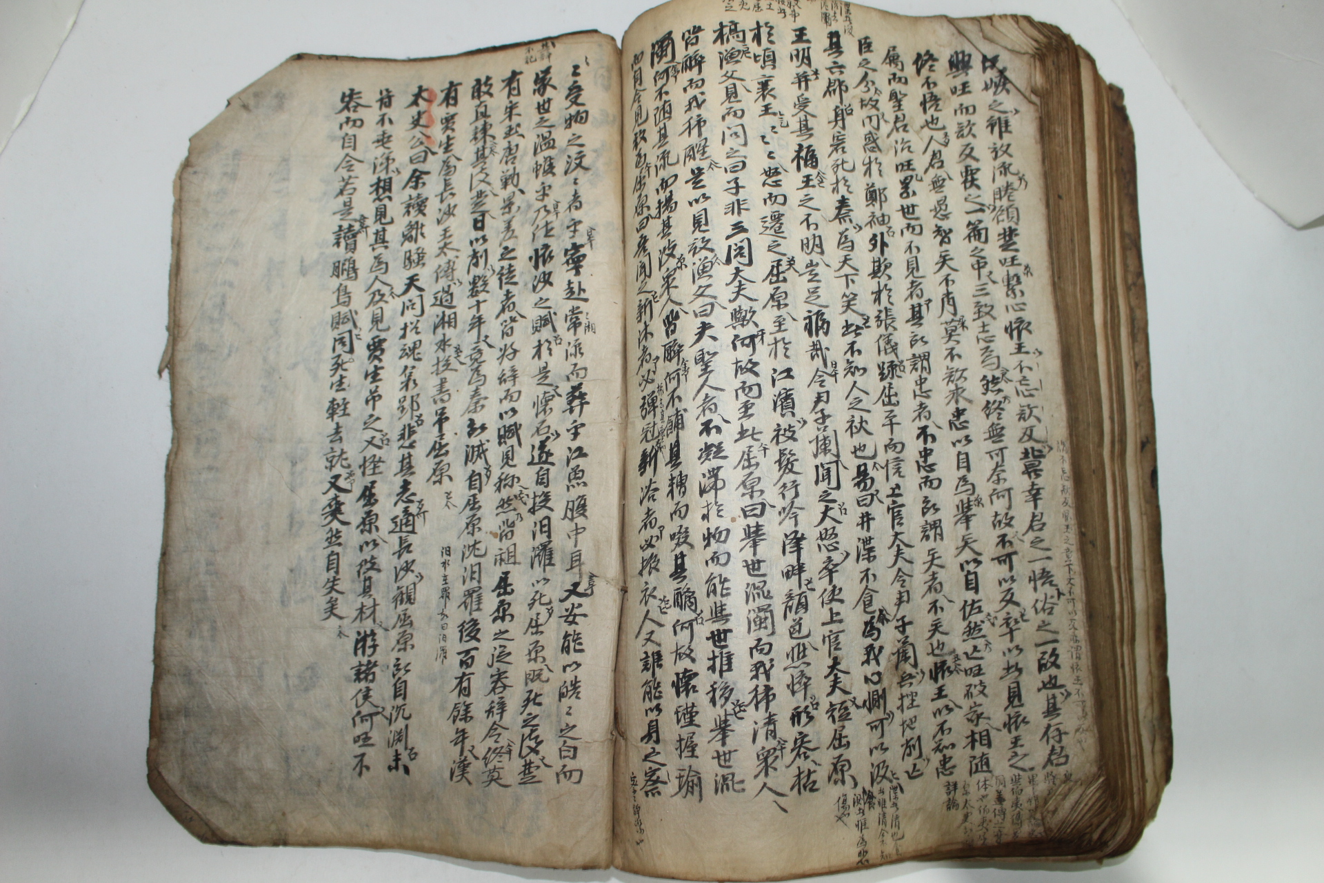 300년이상된 고필사본 사마전(司馬傳),책이면에는 역관련 고필사수록 1책