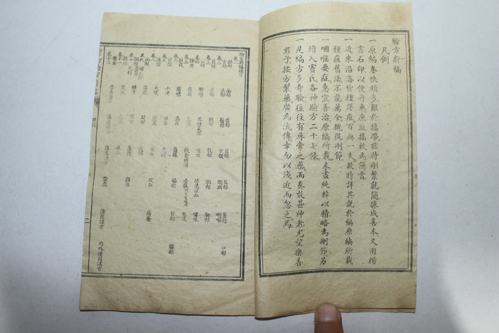 중국석판본 의서 중정험방신편(重訂驗方新編) 18권9책완질