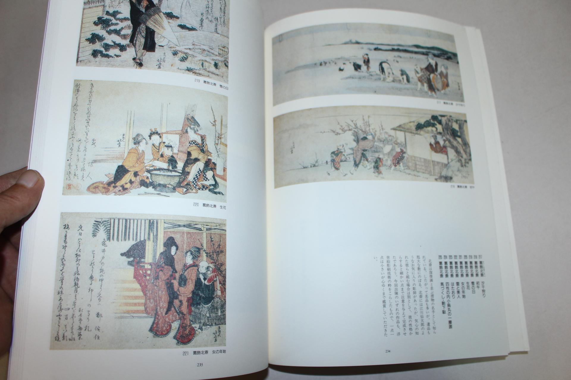 1991년 일본회화,판화 도록