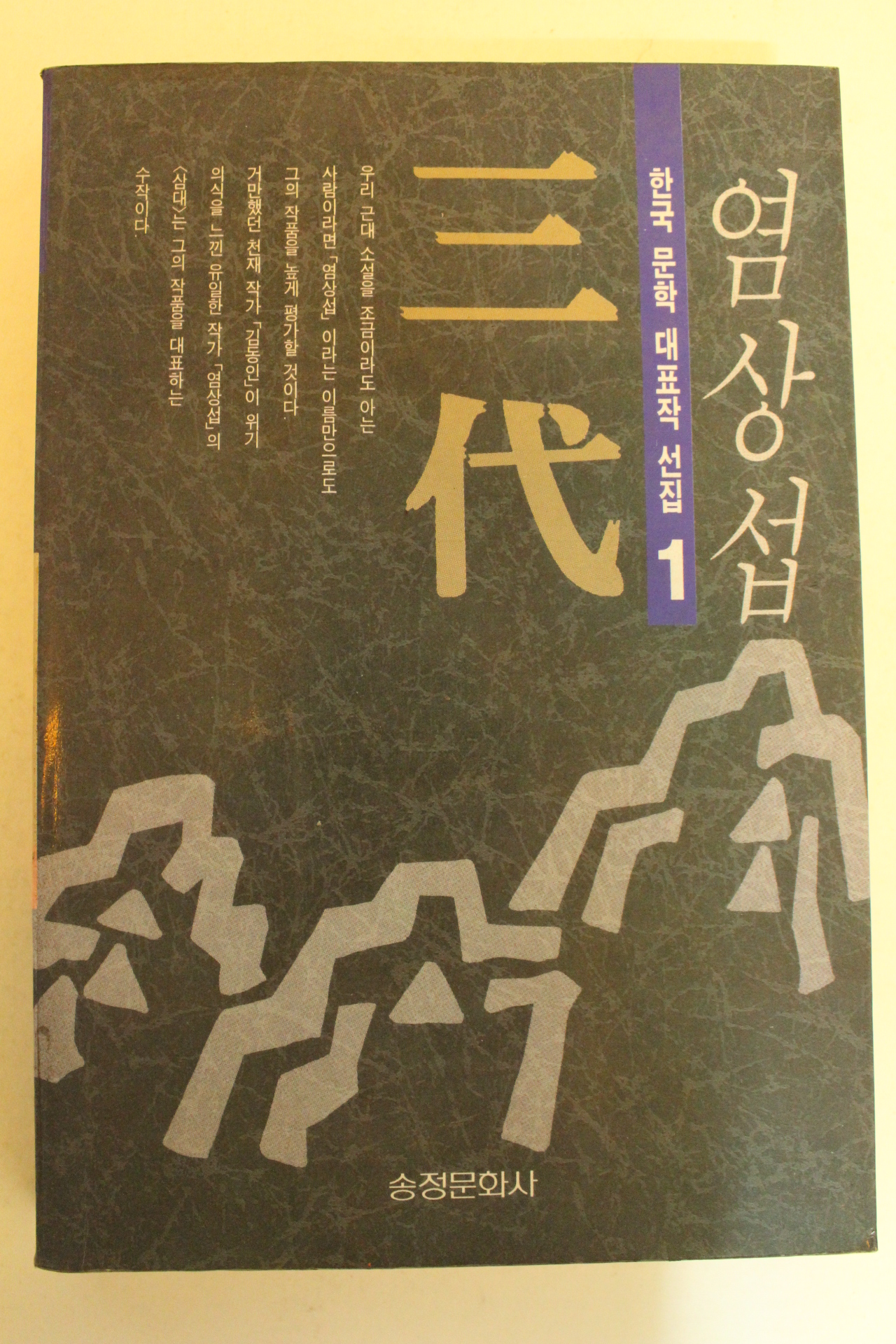 1994년초판1쇄 염상섭 삼대