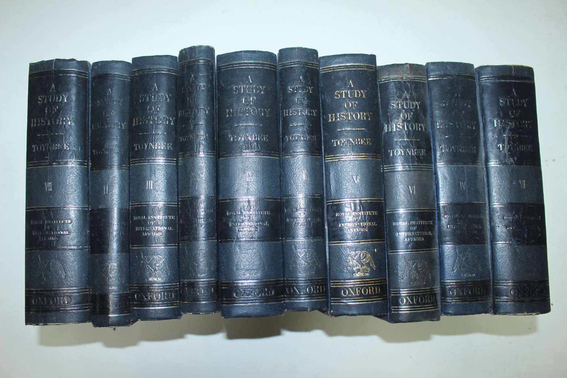 1973년 미국간행 역사서 토인비 A STUDY HISTORY TOYNBEE 10책완질