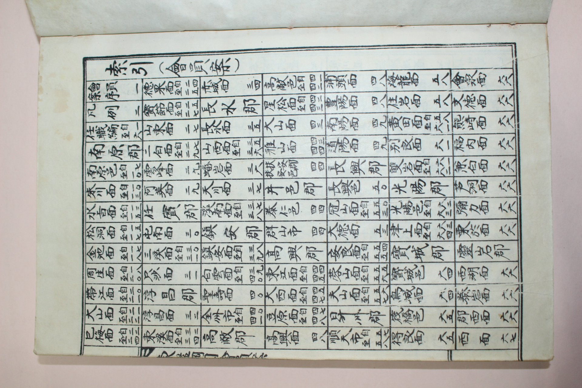 석판본 동감강목동간회원안(東鑑綱目同刊會員案)1책완질
