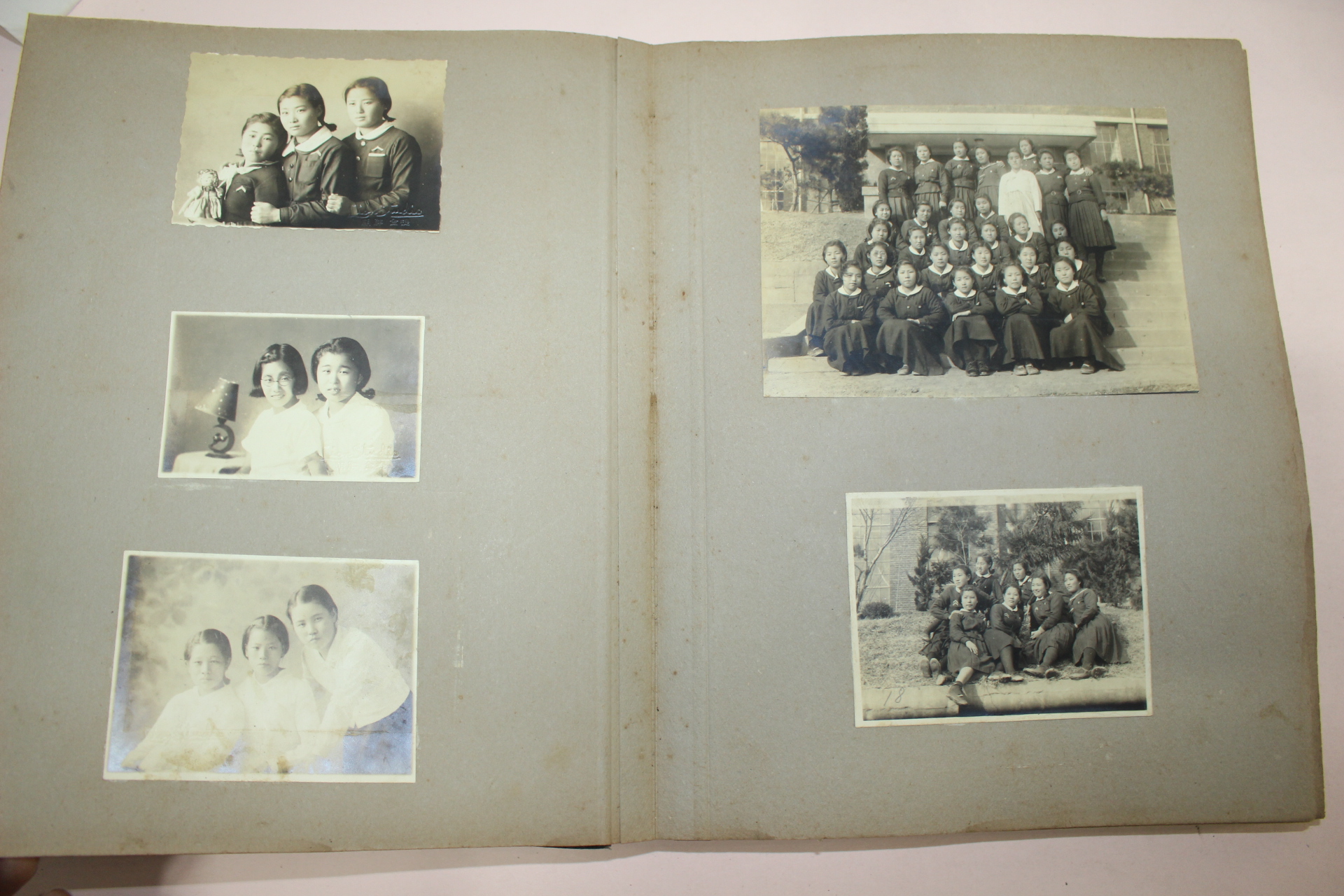 1941년 조선여학생 사진앨범(사진100장정도)