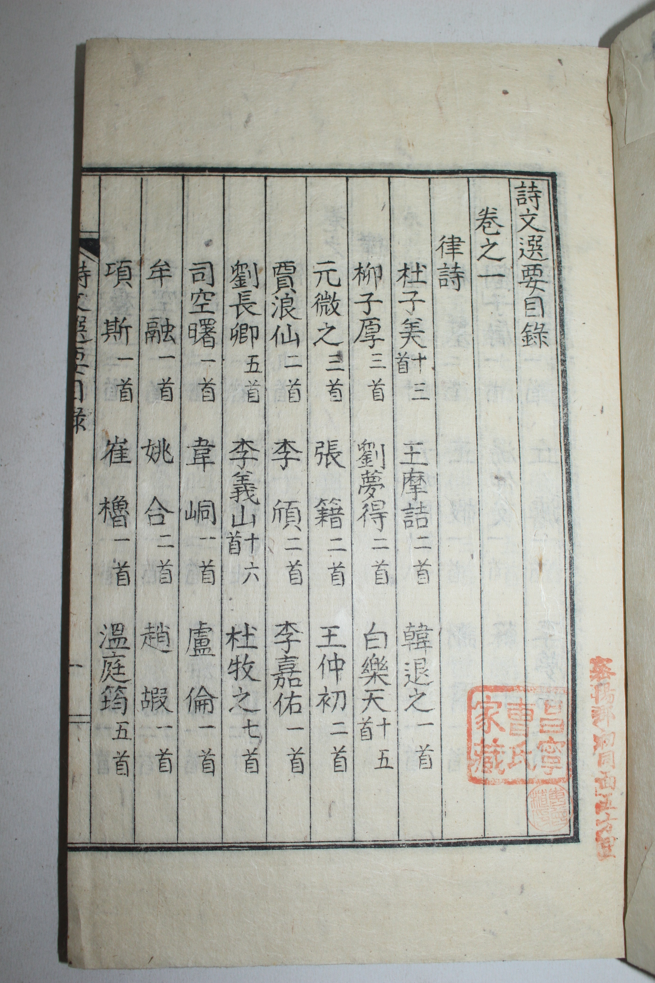 1916년 밀양간행 시문선요(詩文選要) 3책완질