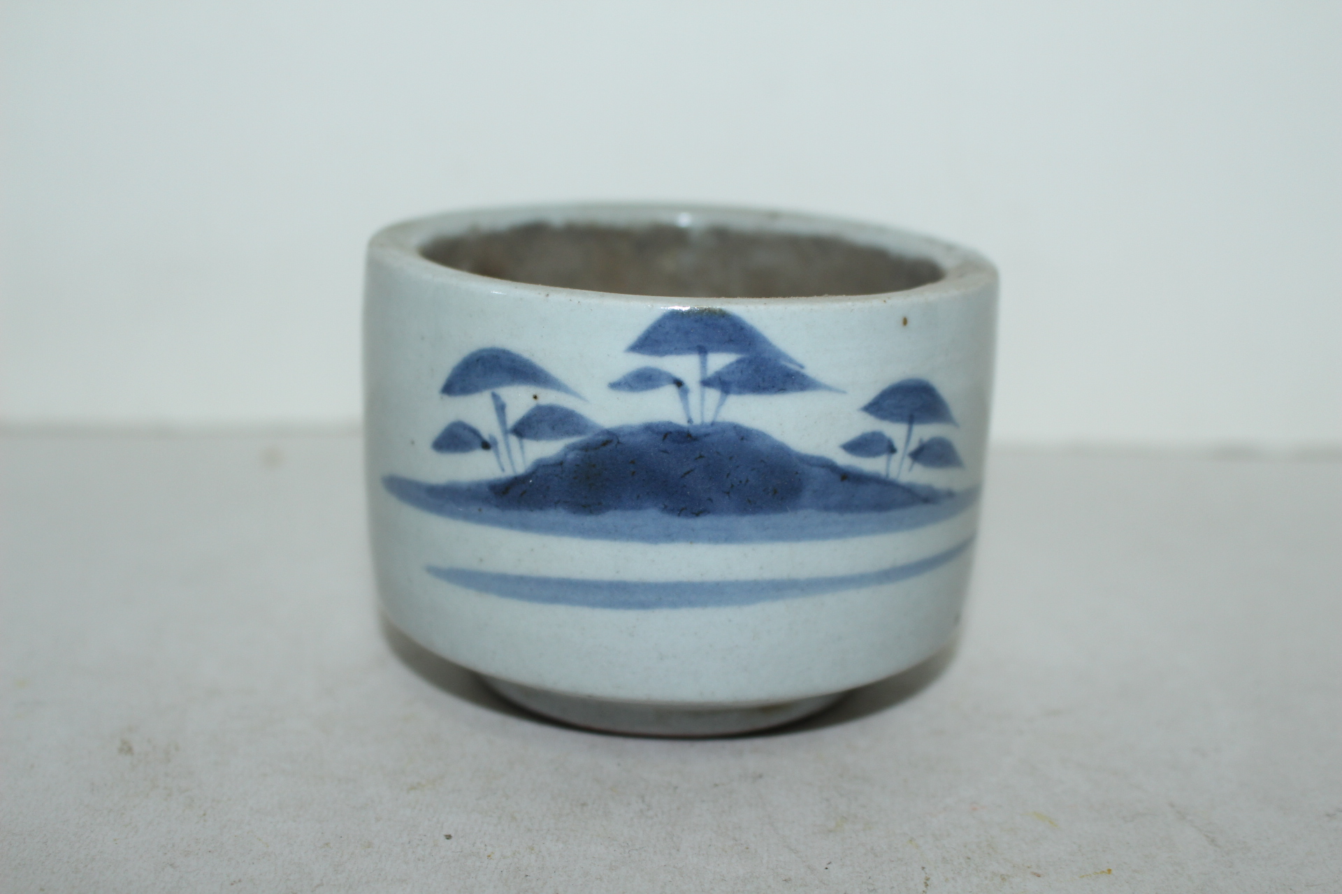 연대가좋은 청화백자산수문 향로