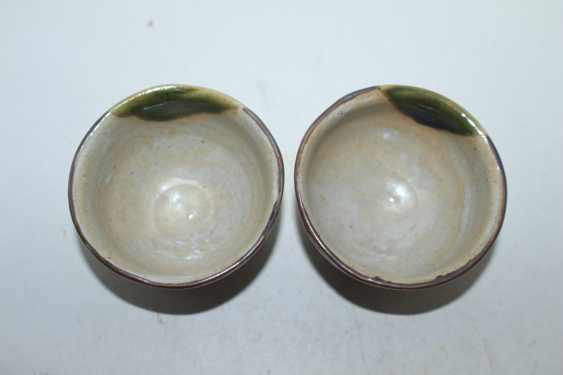 청자 오리배철화화문 잔 2점