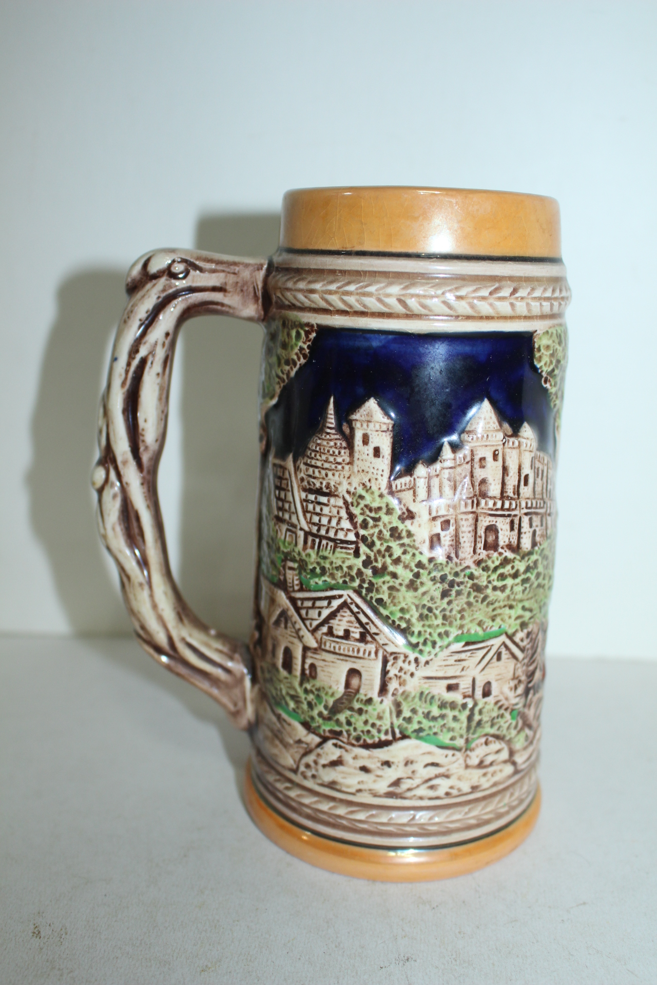 독일산 청자도자기 맥주잔