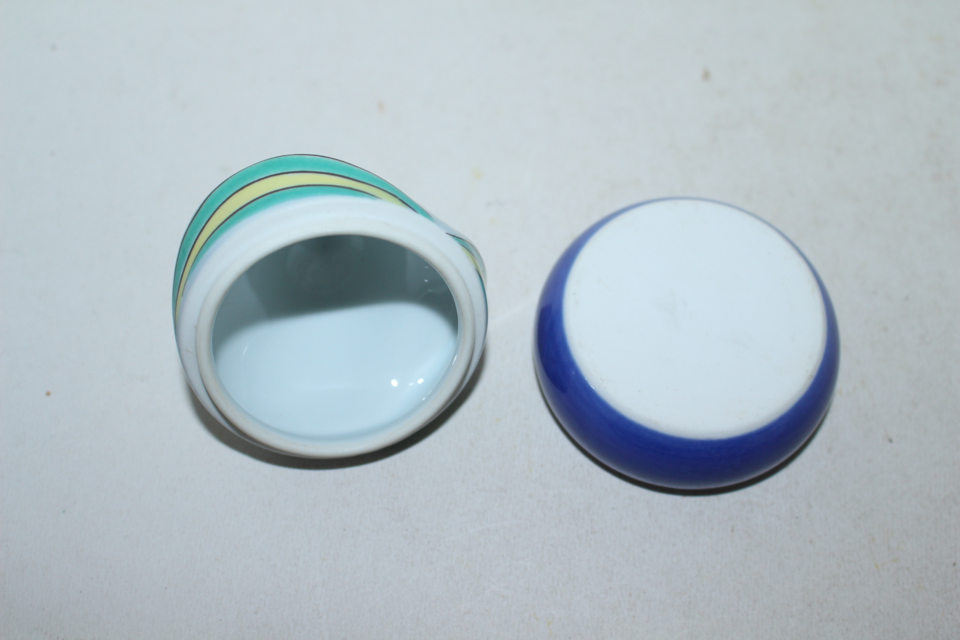 이마리 청화백자인물모양 향합