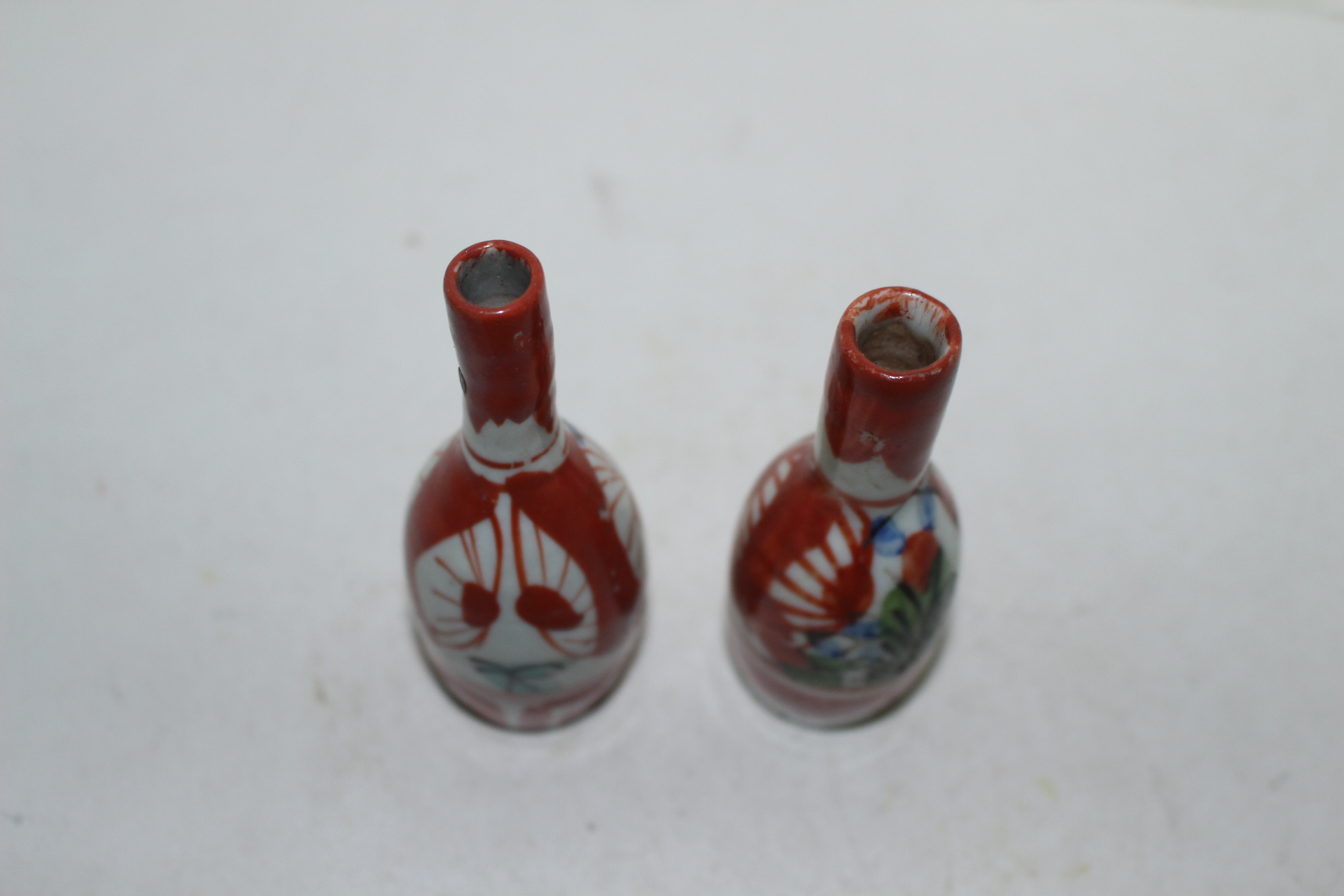 연대가좋은 진사백자초화문 소호2점