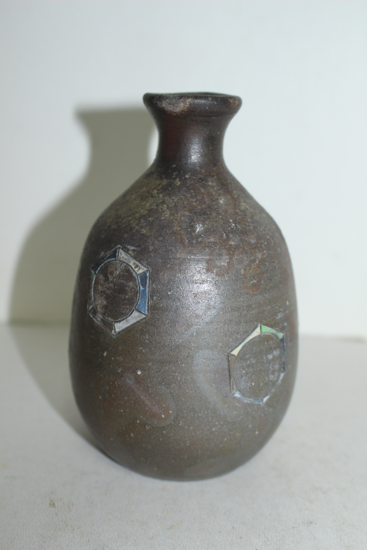 연대가좋은 시가라끼 청자 주병