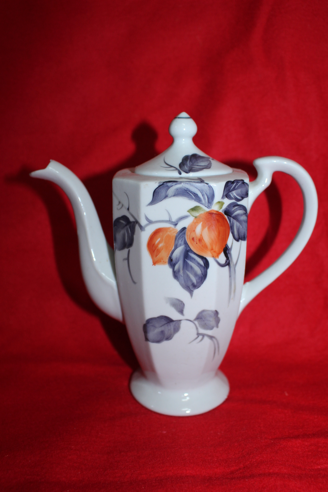 연대가좋은 진사백자복숭아문 주자호